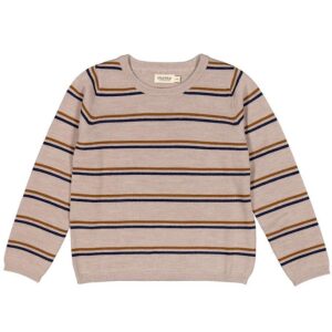 MarMar Bluse - Uld - Tano - Beige Stripe