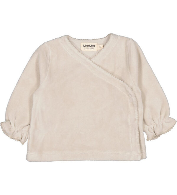 MarMar Bluse - Velour - Tuba Wrap - Rabbit Grey