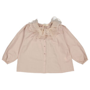 MarMar Bluse m. Flæser - Ballerina Frill - Tiava - Cream Taupe