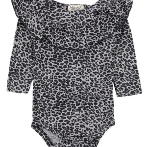 MarMar Body - L/Æ - Grå leopardprint m. Flæse