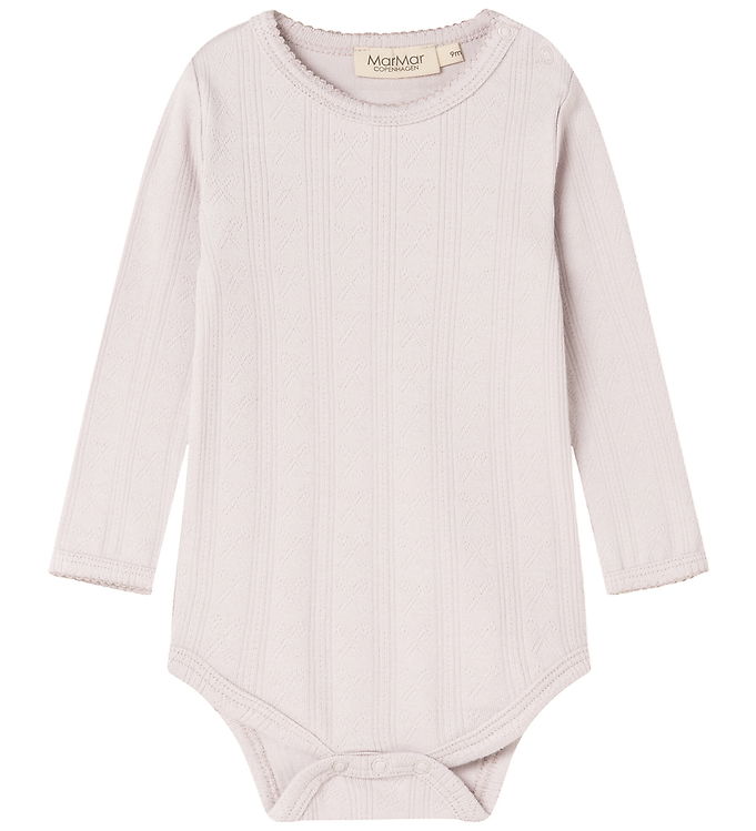 MarMar Body l/æ - Modal/Pointelle - Benedicte - Violet Dust