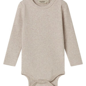 MarMar Body l/æ - Rib - Bomuld/Modal - Light Beige Melange