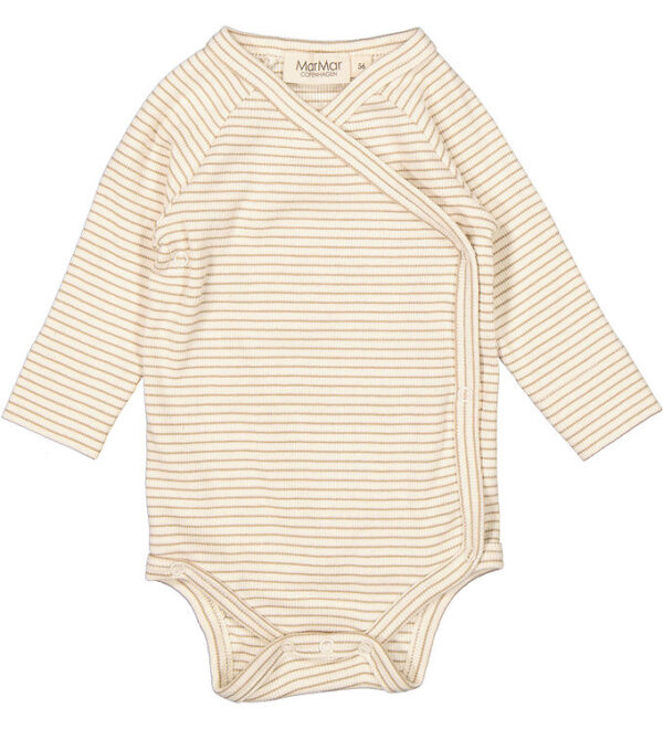 MarMar Body l/æ - Rib - Modal - Belito - Sandstone Stripe