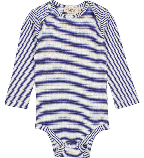 MarMar Body l/æ - Rib - Modal - Ben - Blue Stripe