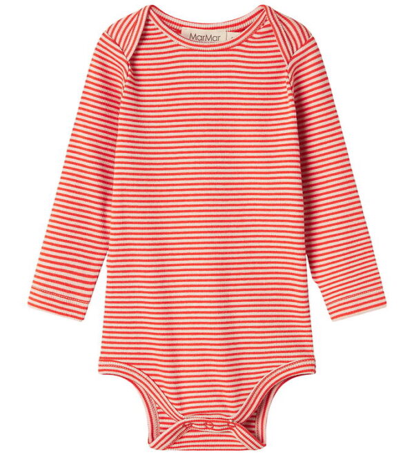 MarMar Body l/æ - Rib - Modal - Ben - Red Stripe