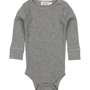 MarMar Body l/æ - Rib - Modal - Gråmeleret