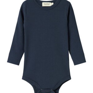 MarMar Body l/æ - Rib - Plain - Pilot Navy
