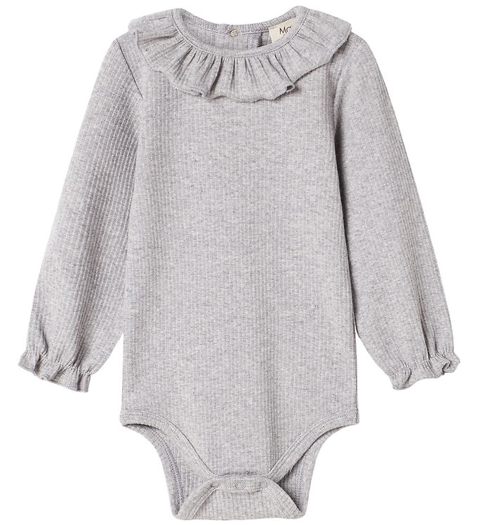 MarMar Body l/æ - Rib/Modal - Brandine - Light Grey Melange