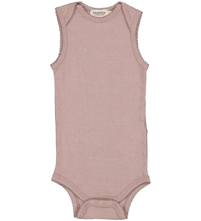 MarMar Body u/æ - Uld - Pointelle - Bini - Burnt Rose