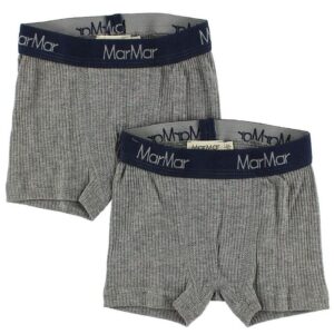 MarMar Boxershorts - 2-pak - Gråmeleret