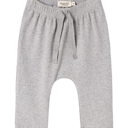 MarMar Bukser - Rib/Modal - Pico - Light Grey Melange