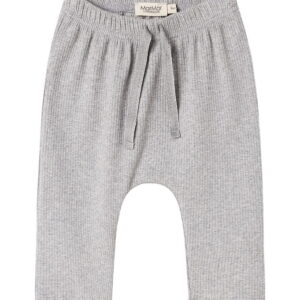 MarMar Bukser - Rib/Modal - Pico - Light Grey Melange