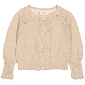 MarMar Cardigan - Strik - Tillie - Gold m. Glitter