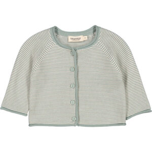 MarMar Cardigan - Strik - Totti - Dusty Jade Stripe