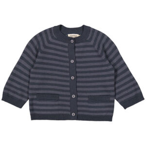 MarMar Cardigan - Strik - Uld - Taki - Deep Lake Stripe