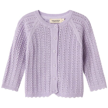 MarMar Cardigan - Totti - Uld/Bomuld - Amethyst