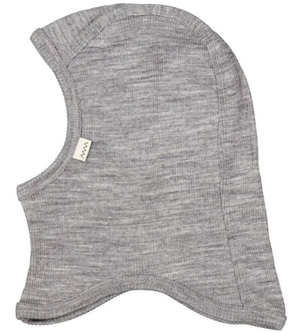 MarMar Elefanthue - Uld - Rib - 1-lags - Grey Melange