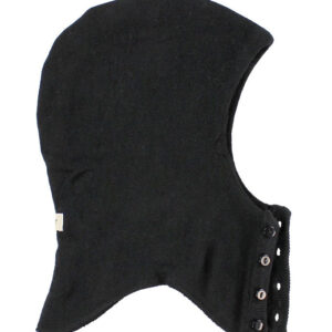 MarMar Elefanthue m. Knapper - Uld/Bomuld - 2-lags - Sort