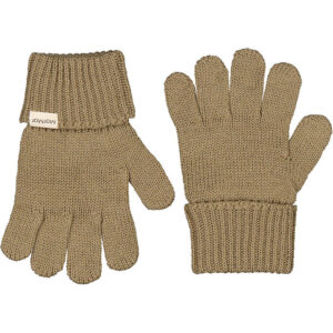 MarMar Handsker - Strik - Aske - Uld/Bomuld - Khaki