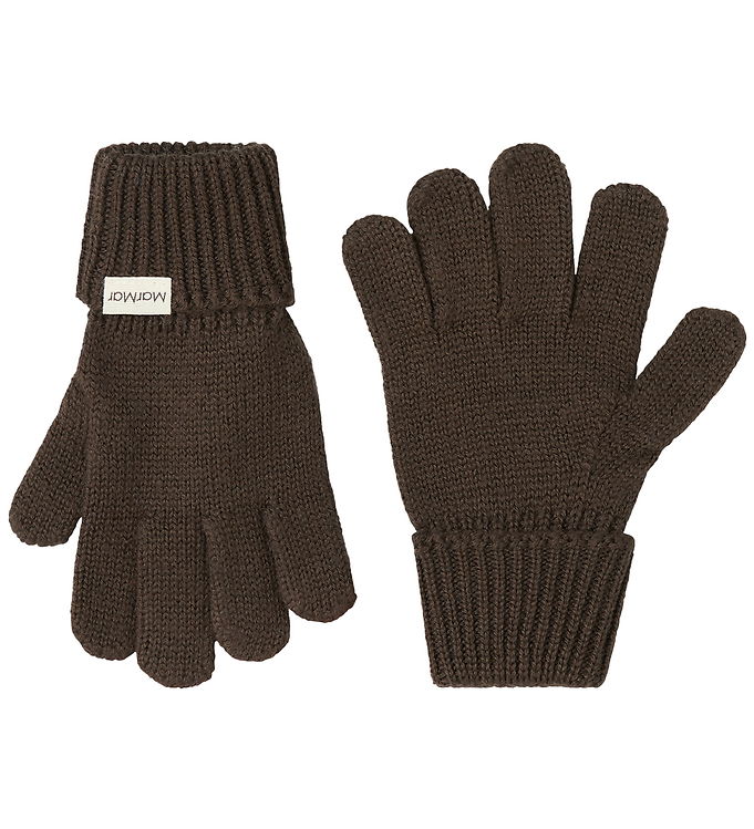 MarMar Handsker - Uld/Bomuld - Aske - Dark Roast