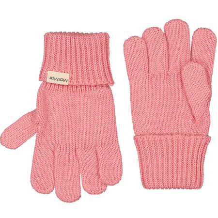MarMar Handsker - Uld/Bomuld - Strik - Aske - Raspberry