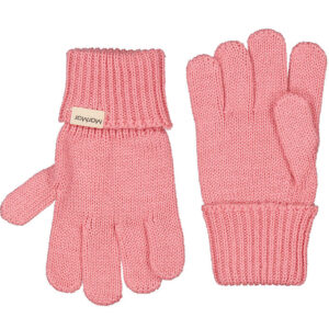MarMar Handsker - Uld/Bomuld - Strik - Aske - Raspberry