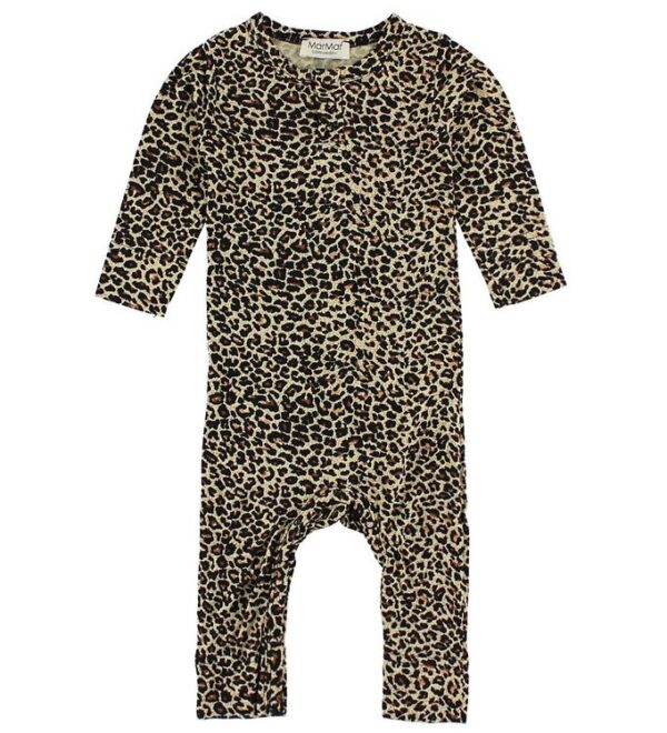 MarMar Heldragt - Brun Leopardprint - 1 år (80) - MarMar Heldragt