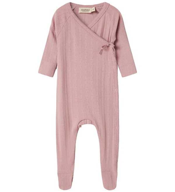 MarMar Heldragt m. Fødder - Modal - Rib - Rubetta - Soft Berry