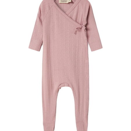 MarMar Heldragt m. Fødder - Modal - Rib - Rubetta - Soft Berry