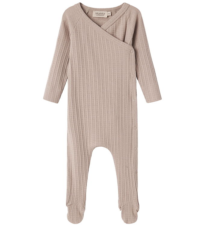 MarMar Heldragt m. Fødder - Pointelle - Rubello - Soft Beige