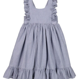 MarMar Kjole - Danita Frill - Navy Stripe