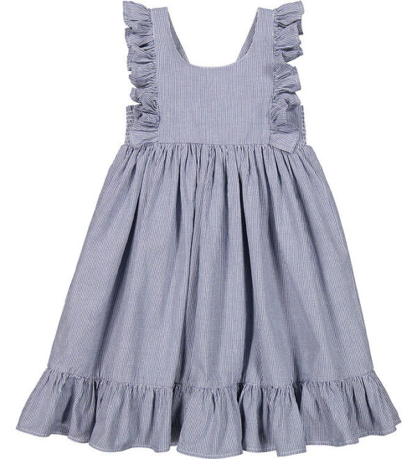 MarMar Kjole - Danita Frill - Navy Stripe