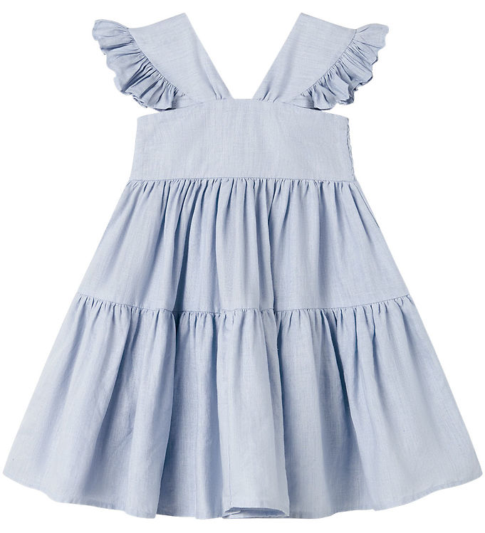 MarMar Kjole - Hør - Dalani - Blue Mist