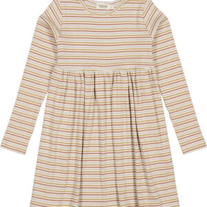 MarMar Kjole - Rib - Denka - Antumn Stripe Mix