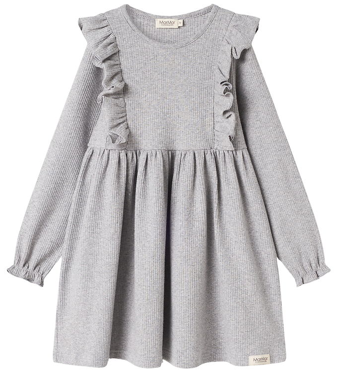 MarMar Kjole - Rib/Modal - Dikte - Light Grey Melange