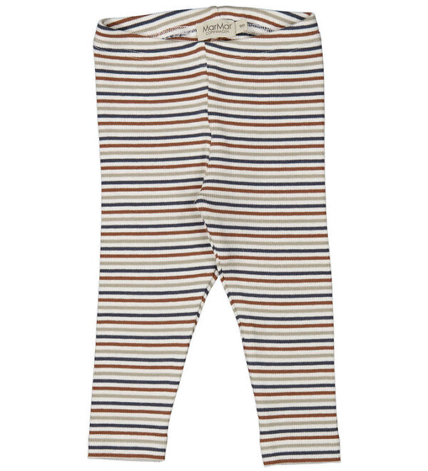 MarMar Leggings - Modal - Rib - Stripe Mix