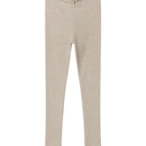 MarMar Leggings - Rib - Bomuld/Modal - Light Beige Melange
