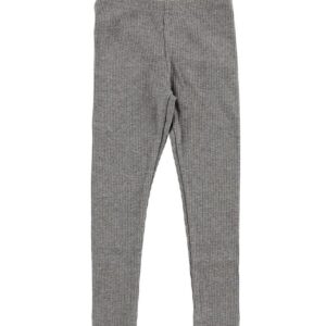 MarMar Leggings - Rib - Modal - Grey Melange