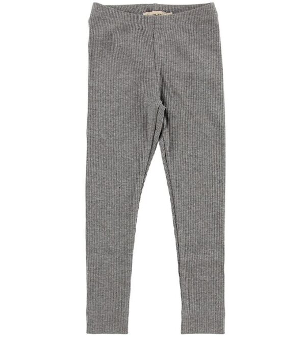 MarMar Leggings - Rib - Modal - Grey Melange - 56 - MarMar Leggings