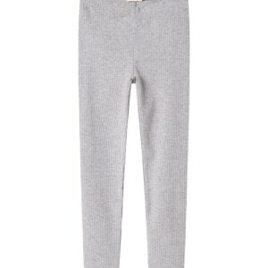 MarMar Leggings - Rib - Modal - Lysegråmeleret