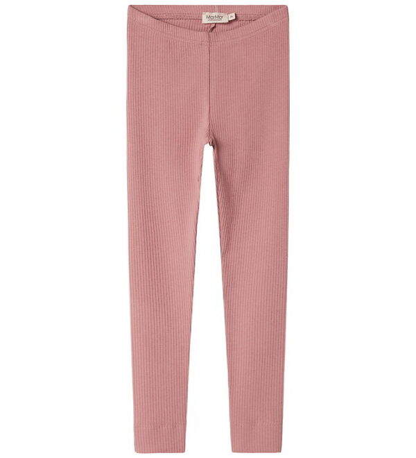 MarMar Leggings - Rib - Modal - Rose Parfait