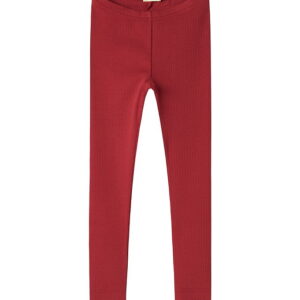 MarMar Leggings - Rib/Modal - Hibiscus Red