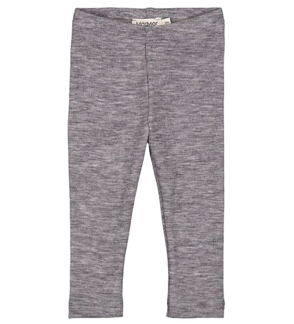 MarMar Leggings - Uld - Leg - Grey Melange