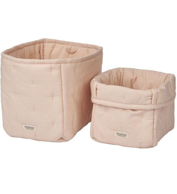 MarMar Opbevaringskurve - 2-pak - Beige rose