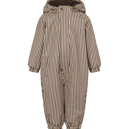 MarMar Regndragt m Fleece - PU - Orion - Brown Stripe