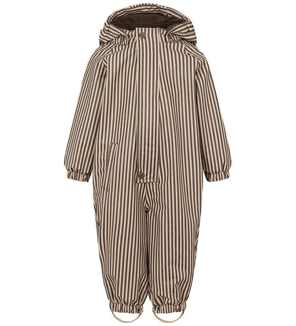 MarMar Regndragt m Fleece - PU - Orion - Brown Stripe