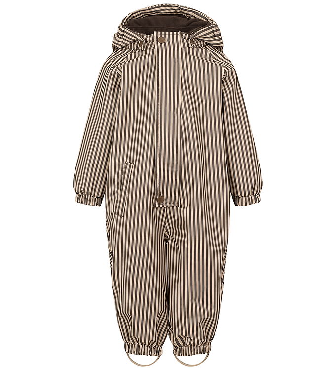MarMar Regndragt m Fleece - PU - Orion - Brown Stripe