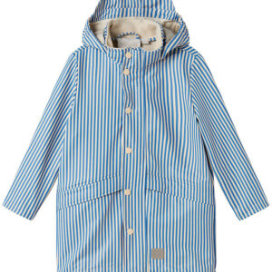MarMar Regnjakke - PU - October - Blue Stripe