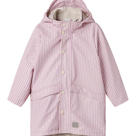 MarMar Regnjakke - PU - October - Pink Stripe