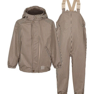 MarMar Regntøj m. Seler - PU - Oddy - Brown Stripe